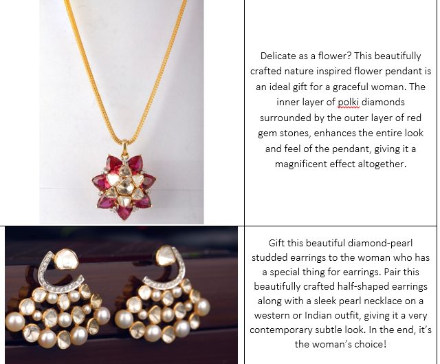 This Women’s Day, check out some exquisite pieces from Kalyan Jewellers decoding=