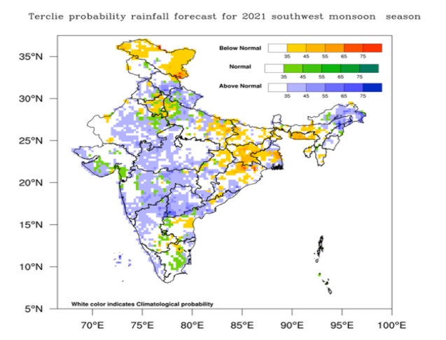 Forecast for the 2021 southwest monsoon Rainfall decoding=