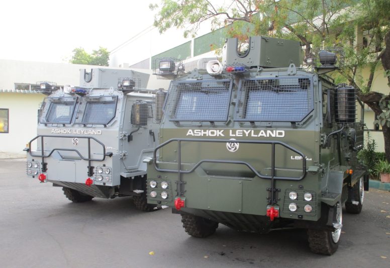 Ashok Leyland Delivers Light Bullet Proof Vehicles to Indian Air Force in collaboration with Lockheed Martin decoding=