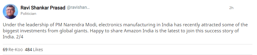 Minister suggests Amazon India to Take Products Made by Indian artisans and Ayurvedic Products decoding=