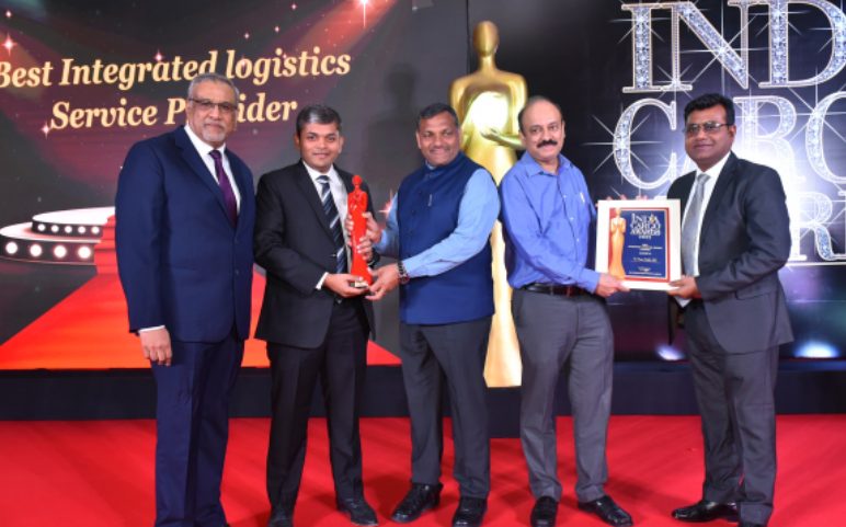 V-Trans (India) Ltd honoured with prestigious award “Best Integrated Logistics Service Provider” by India Cargo Awards decoding=