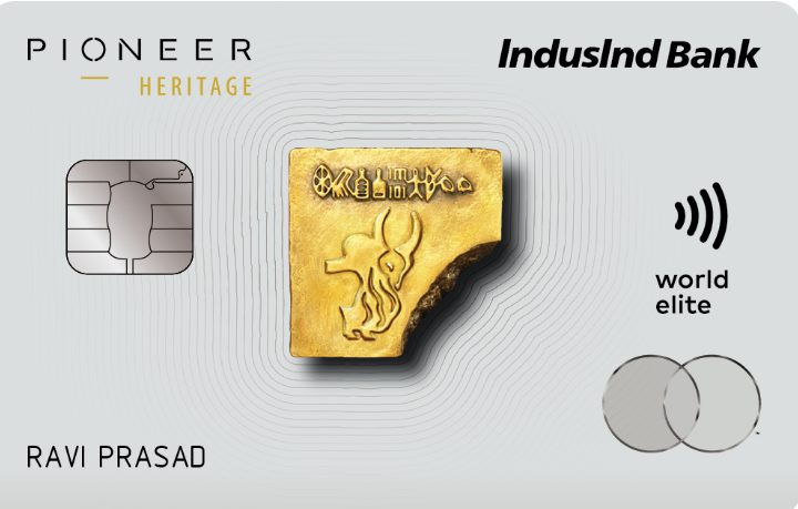indusind-bank-launches-its-first-metal-credit-card-pioneer-heritage-for-the-affluent-segment