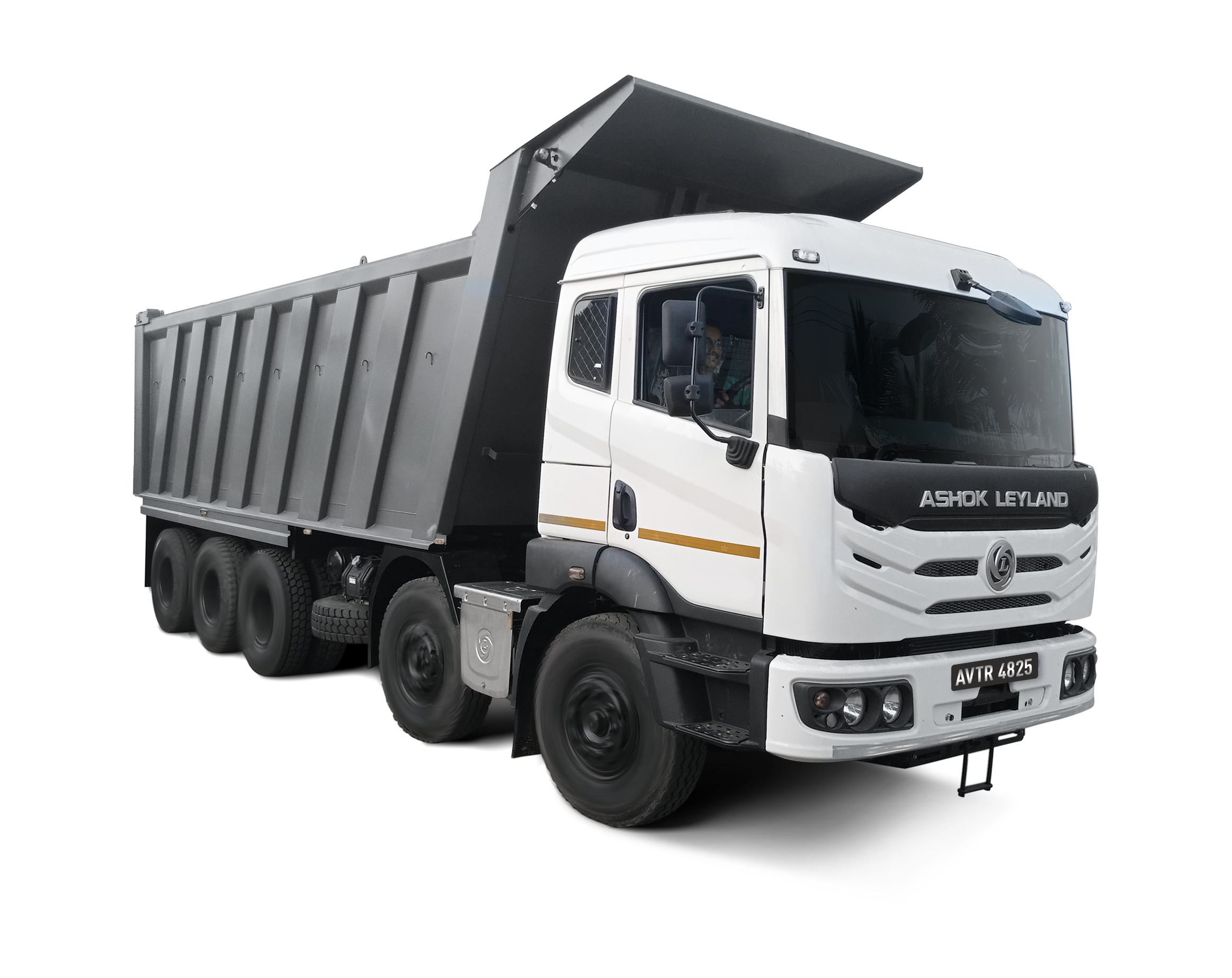 Ashok Leyland launches AVTR 4825 10×2 Tipper with Tandem dummy axle decoding=