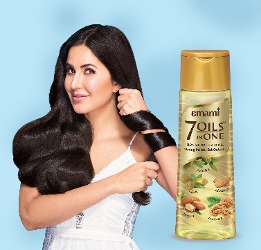 Emami ropes in Superstar Katrina Kaif as the new face for Emami 7 Oils in One decoding=