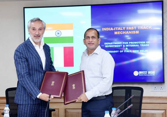India and Italy set up Fast –Track Mechanism to Facilitate investors and Companies decoding=
