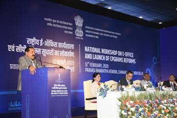 dr-jitendra-singh-launches-cpgrams-reforms-at-a-national-workshop-on-e-office-in-delhi