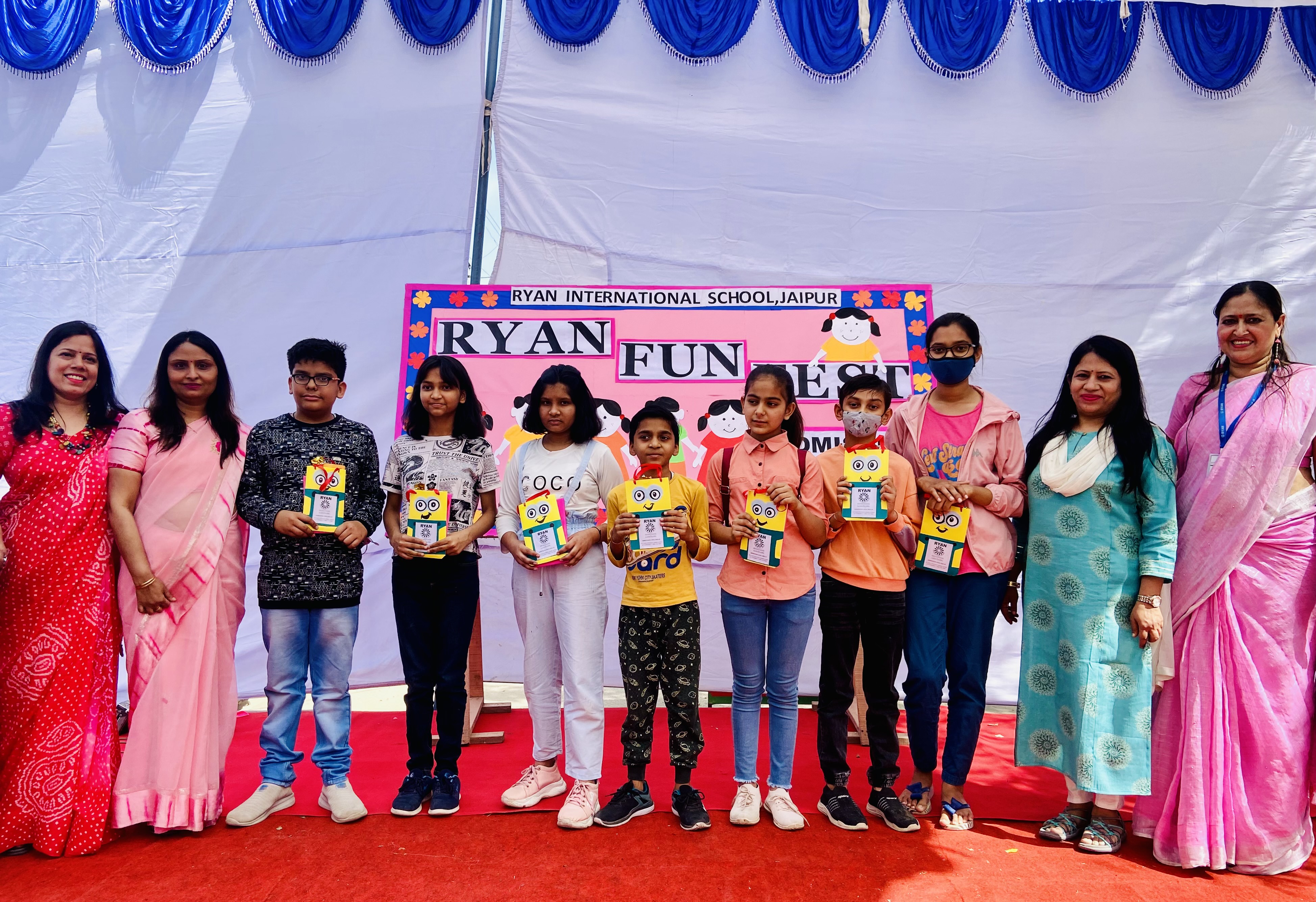 Ryan International School, Mansarovar, hosted the Ryan Fun Fest at Mansarovar Extension, Jaipur. decoding=