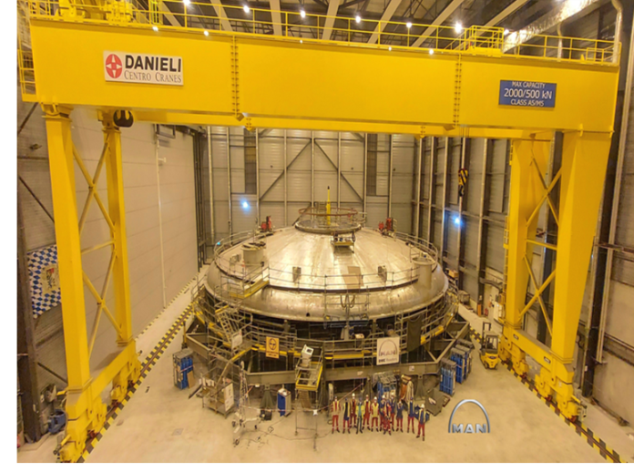 L&T completes Top LidAssembly of Cryostat  for Global Fusion Project at ITER, France decoding=