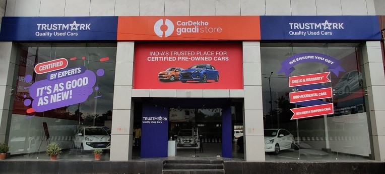 CarDekho launches 1st exclusive CarDekho Gaadi Trustmark Showroom in Jaipur decoding=