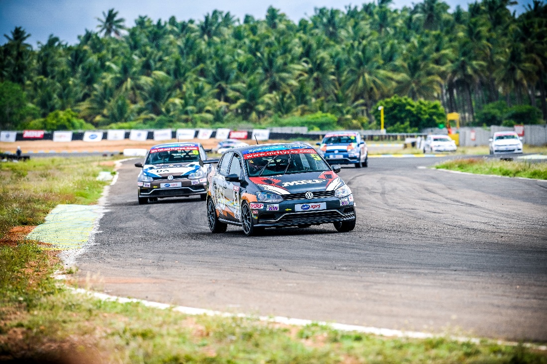 Volkswagen Ameo Class 2019 moves to the faster  Madras Motor Race Track for the Second Round of National Championship decoding=