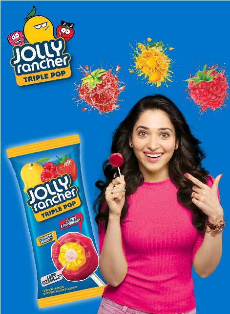 Hershey India announced the launch of Jolly Rancher Triple Pop decoding=