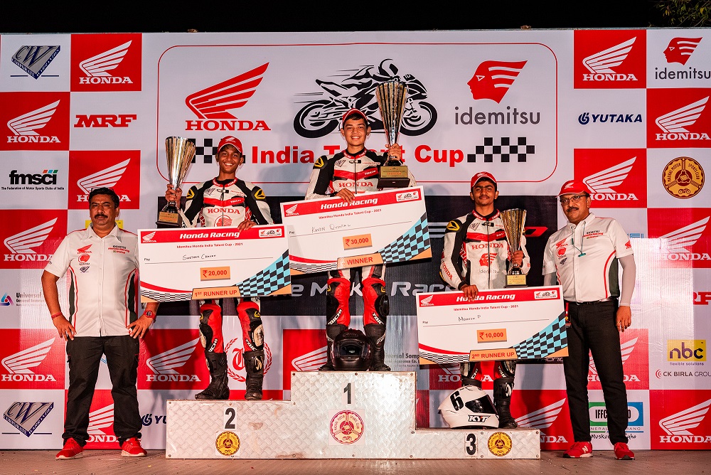 A delightful end for IDEMITSU Honda SK69 Racing Team’ Rajiv Sethu in 2021 Indian National Motorcycle Racing Championship decoding=