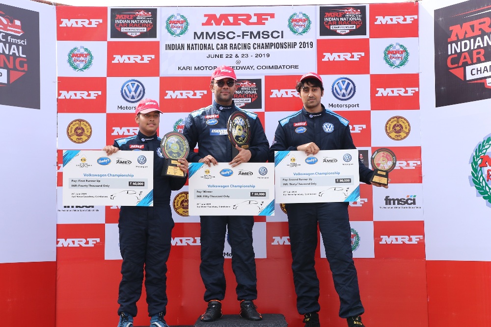 Jeet Jhabakh dominates with two wins at the first round of Ameo Class 2019 National Championship in Coimbatore decoding=