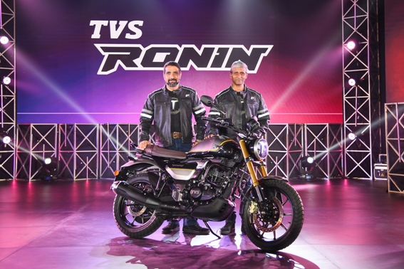 TVS Motor Company launches the all-new TVS RONIN; forays into the premium lifestyle segment by launching the industry-first‘modern-retro’motorcycle decoding=