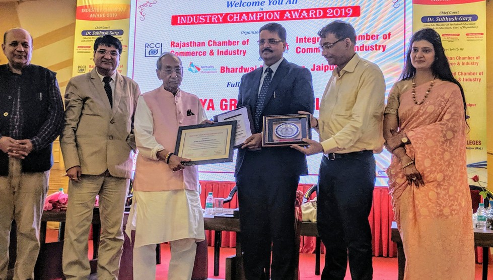 RCCI awards RUJ Group with Industry Champion Award 2019 decoding=