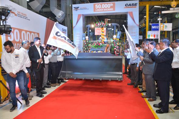 <strong>CASE India crosses production milestone of 50,000<sup>th</sup> Loader Backhoe in India</strong> decoding=