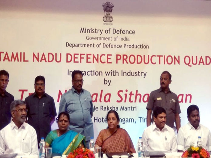 raksha-mantri-reviews-progress-of-two-defence-industrial-corridors