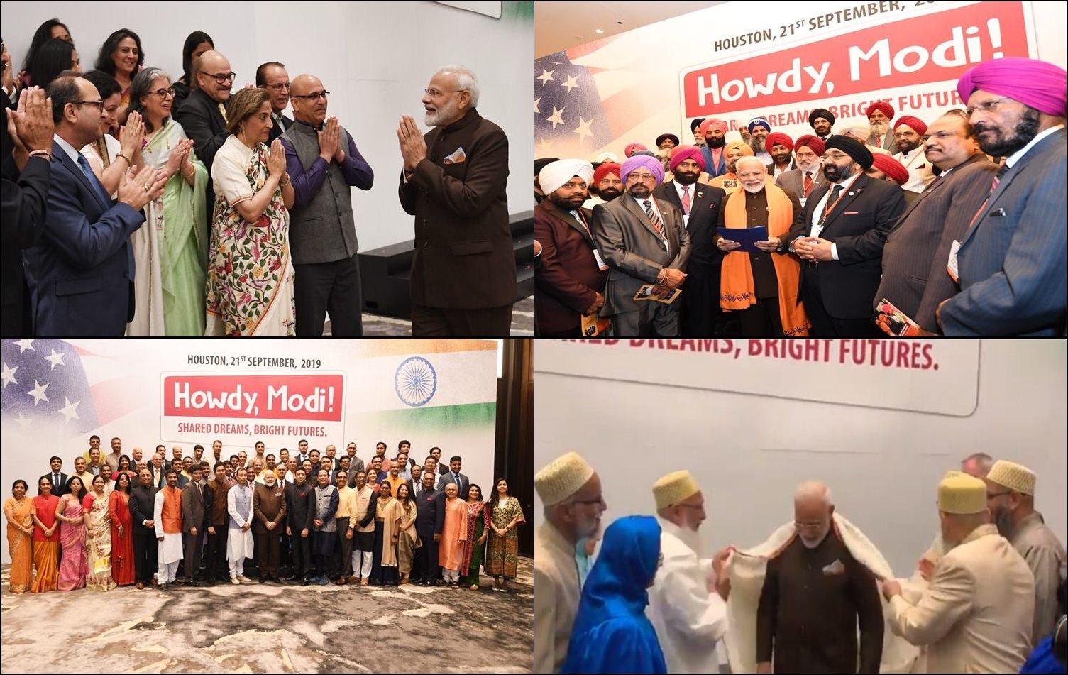 Howdy, Modi: PM Modi interacts with Kashmiri Pandits, Sikh and Dawoodi Bohra communities decoding=