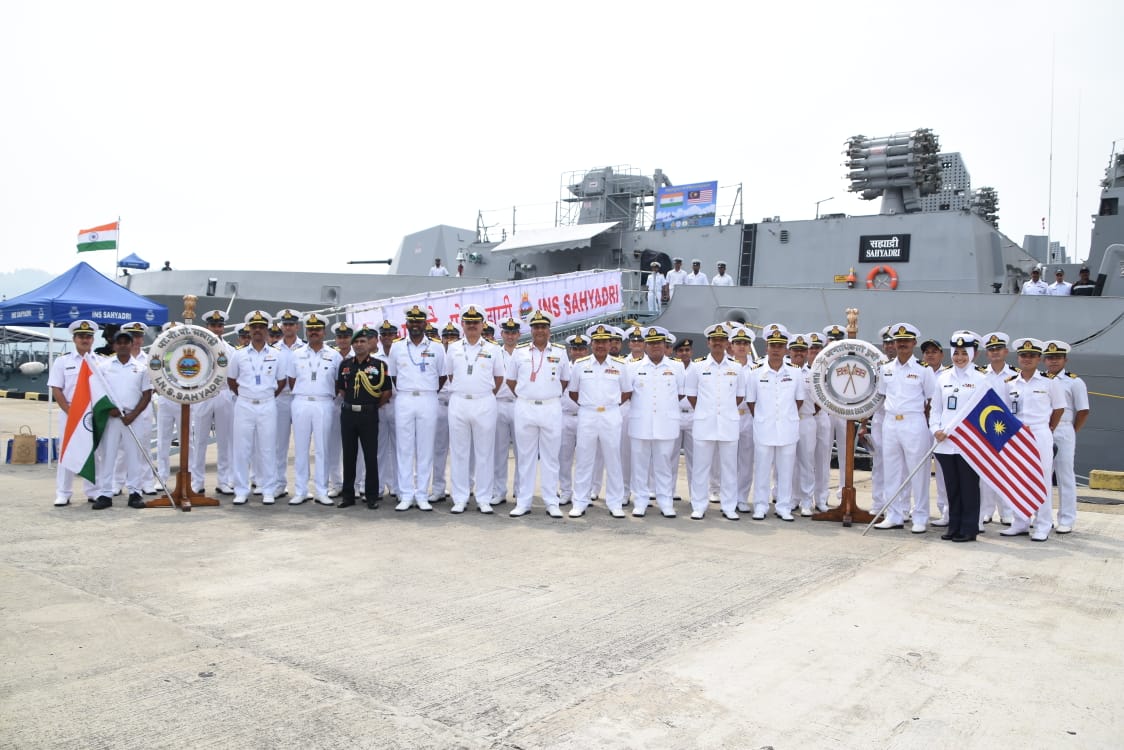 Visit of Indian Naval Ships to  Kota Kinabalu, Malaysia decoding=