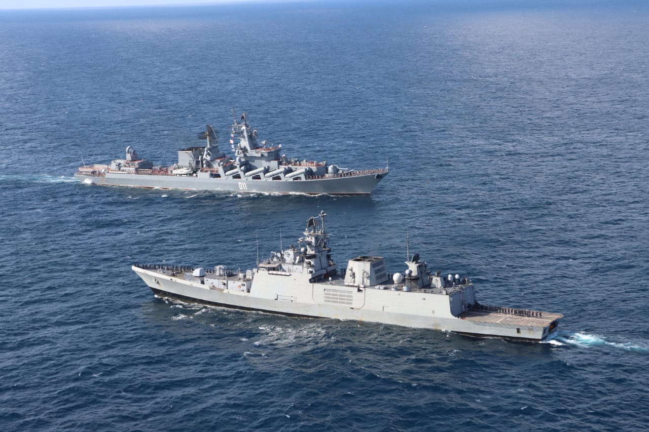 Passage Exercise between Russian Federation Navy and Indian Navy in Eastern Indian Ocean Region decoding=