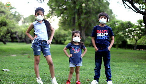 Prana Air Launches Junior Anti-Pollution Mask exclusively for children decoding=