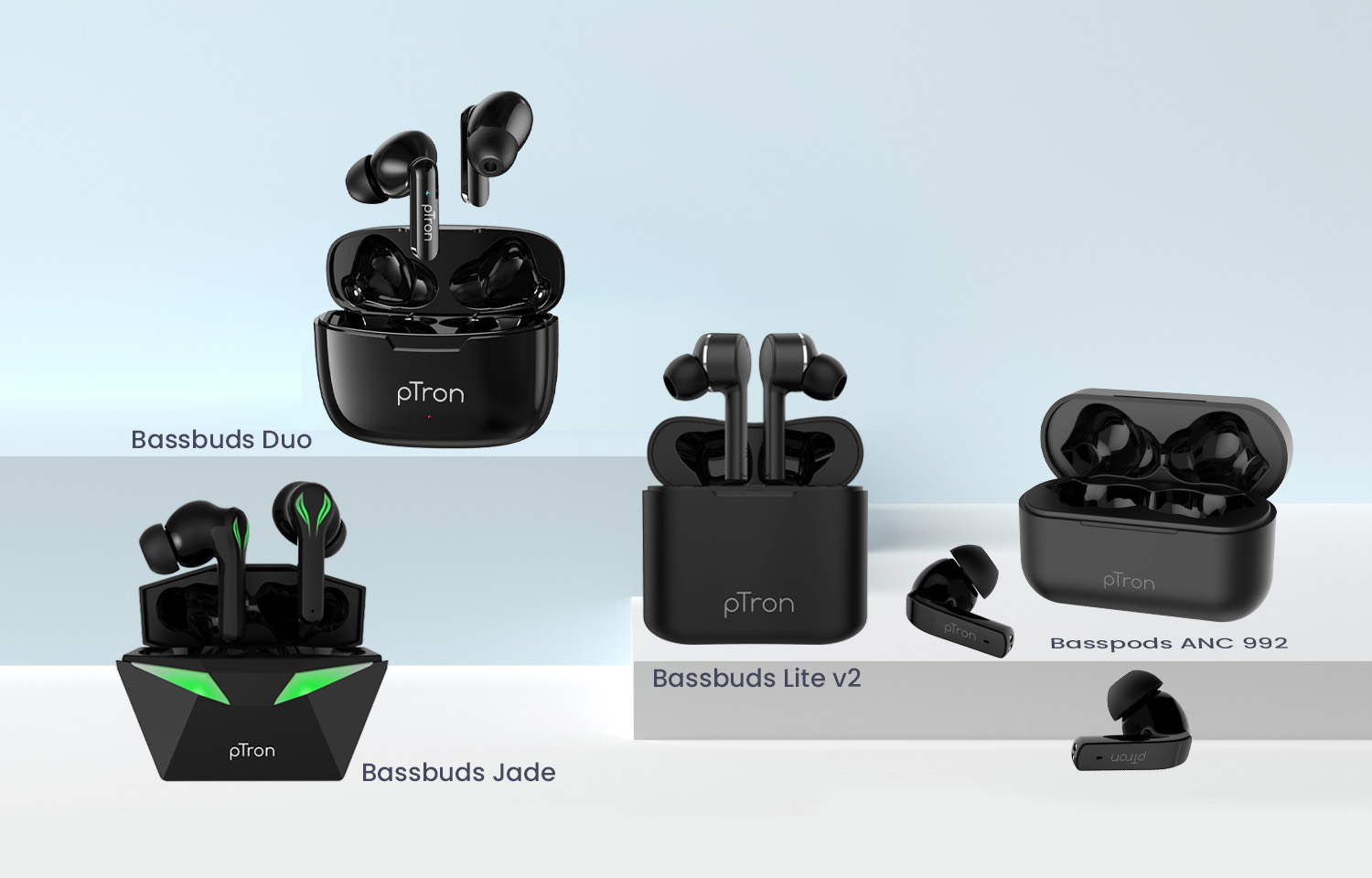 ptron-launches-gaming-earbuds-and-3-new-tws-earbuds-ahead-of-the-festive-season-prices-starts-at-999