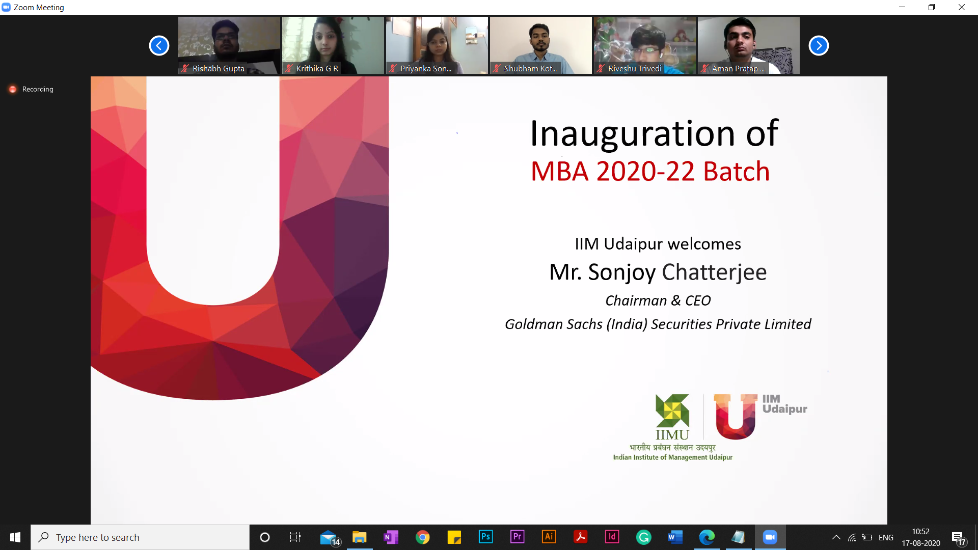 IIM Udaipur Inaugurates Two-Year MBA Program, Assures Transformational Journey decoding=