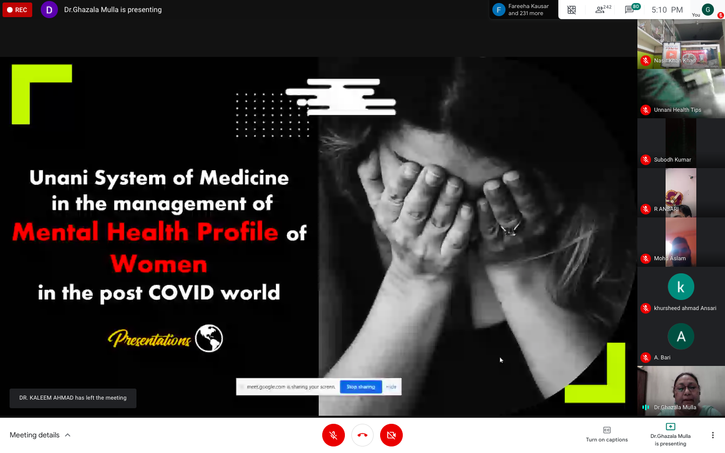 Jamia Hamdard organises Webinar on Pre-Natal Care and Women Health Issues amid Corona Pandemic decoding=
