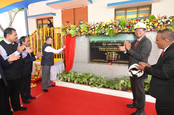 L&T commissions Green Hydrogen Plant at its manufacturing complex in Hazira decoding=