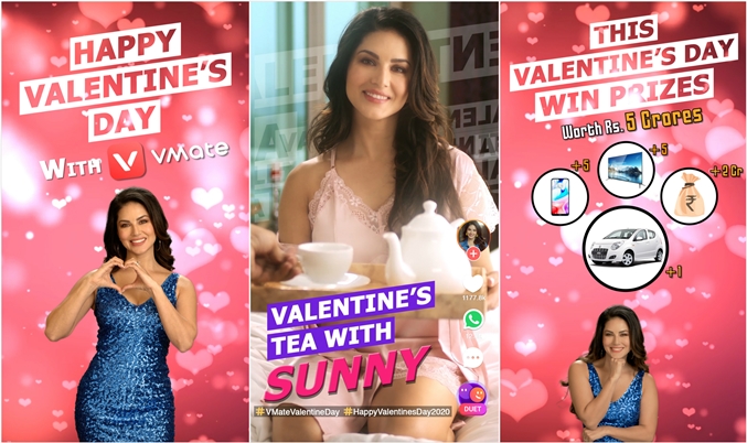 VMate users to spend Valentine’s Day with Sunny Leone decoding=