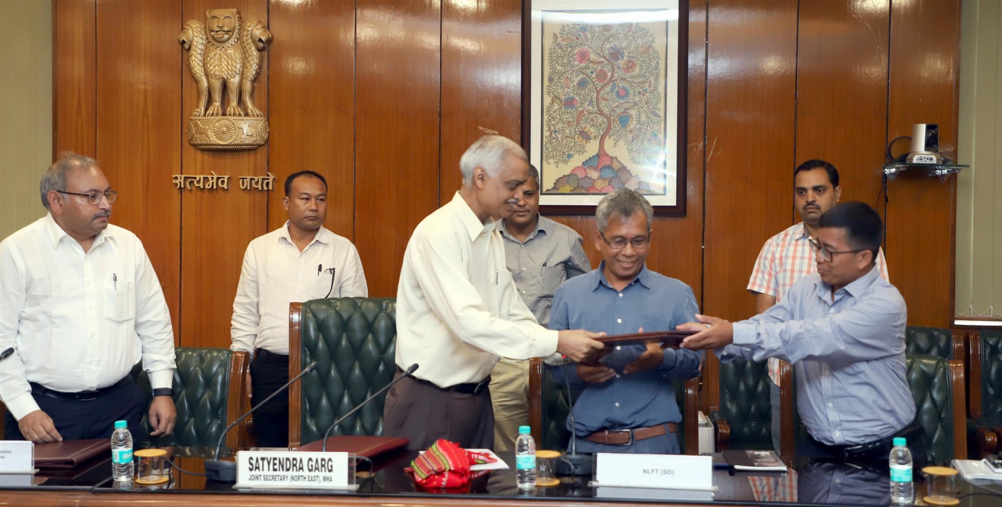 Government of India, Govt. of Tripura and NLFT- SD Sign Memorandum of Settlement decoding=