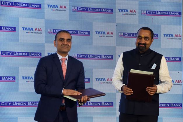 TATA AIA Life Insurance & City Union Bank Announce Partnership decoding=