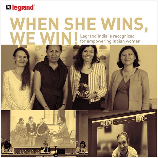 Legrand Group India receives prestigious GEEIS-SDG Trophy awarded by ARBORUS decoding=