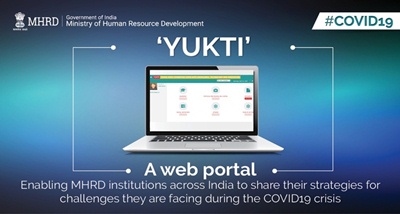 HRD Minister launches web portal ‘YUKTI’ decoding=