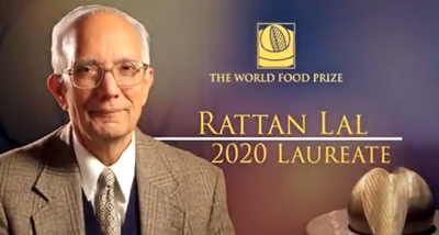 Indian-American soil scientist Rattan Lal gets 2020 World Food Prize decoding=